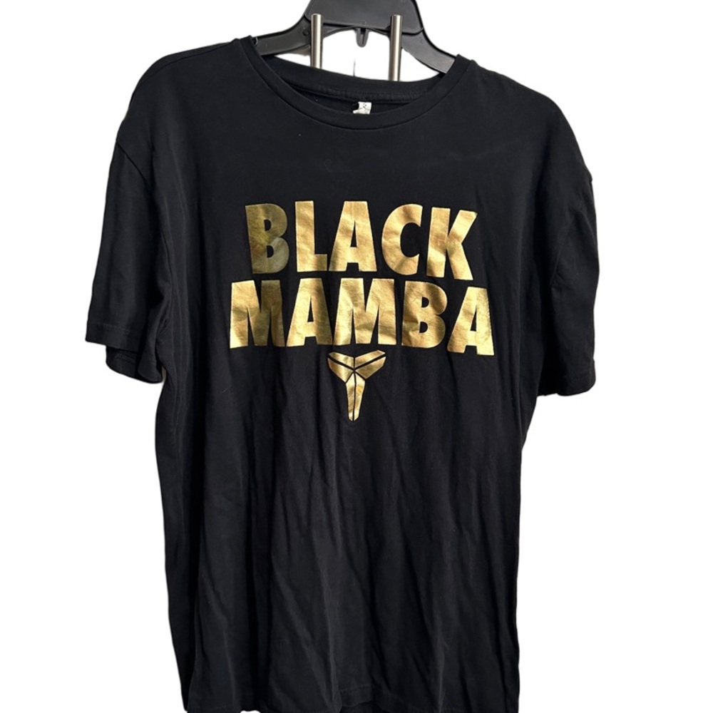 Men's Black Mamba Gold Print T-Shirt
